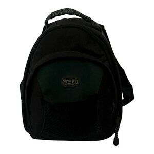 Tek Tamrac Camera 2 Strap Backpack Bag Small Black‎ Green Padded Dividers
